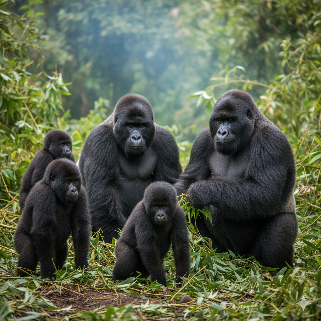 Scenic Uganda Countryside